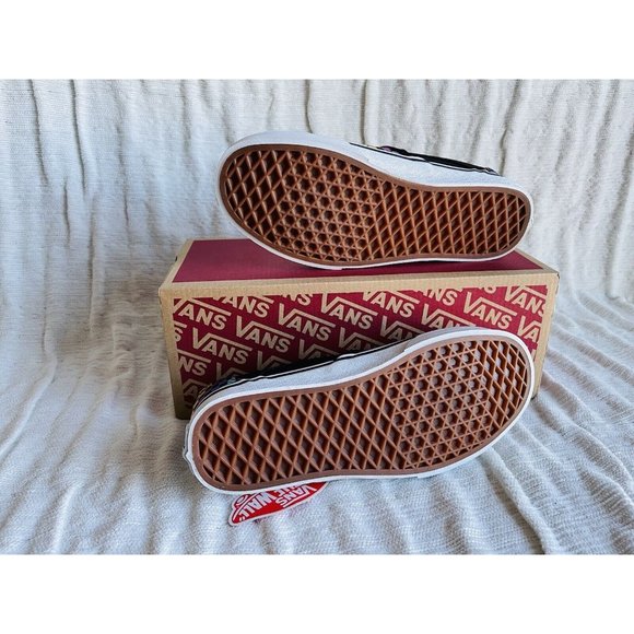 NIB Vans Asher Rainbow Mini Check Sneakers VN000VOSAQ8 - Picture 5 of 5